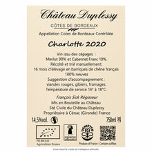 Charger l'image dans la galerie, Vin Rouge Charlotte 2020 - carton de 6 bouteilles

